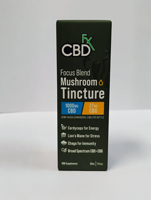 CBDfx Focus Blend Muchroom Tincture