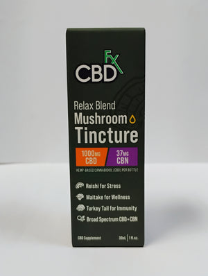 CBDfx Relax Blend Mushroom Tincture