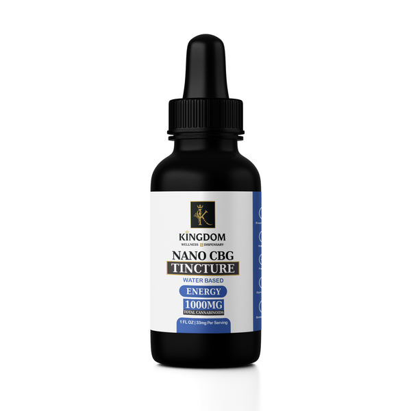 CBG Nano Water Tincture - Energy - 1000mg