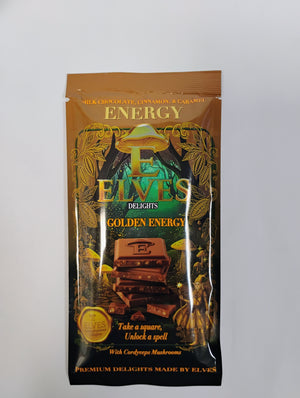 Elves Delights Energy Chocolate- Milk Chocolate, Cinnamon, & Caramel