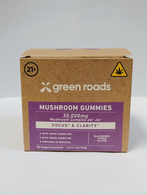 Green Roads Mushroom Gummies- Focus & Clarity