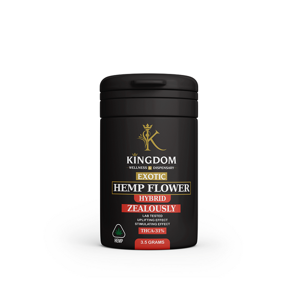 Exotic Hemp Flower Kingdom Wellness and Dispensary