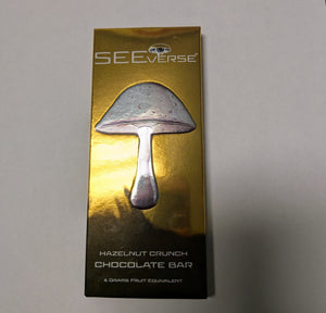 SEEverse Hazelnut Crunch Mushroom Chocolate Bar