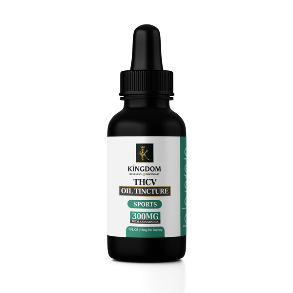 THCv Oil Tincture - Sports - 300mg Kingdom Wellness and Dispensary