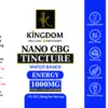 CBG Nano Water Tincture - Energy - Kingdom Wellness & Dispensary label