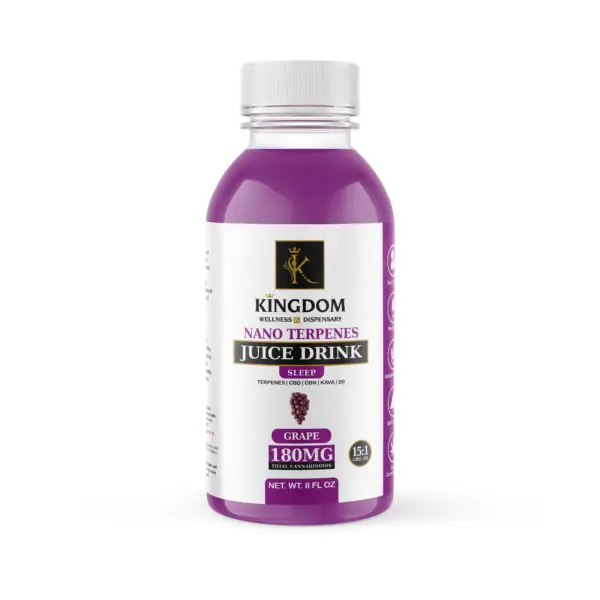 Nano Terpenes Grape Juice Drink Sleep - Kingdom Wellness & Dispensary