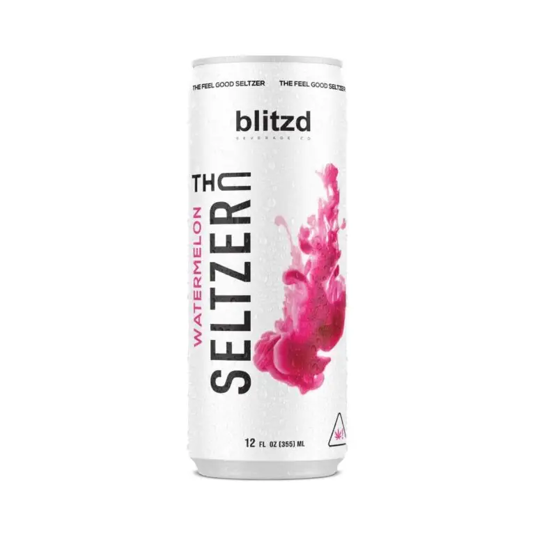 Watermelon Blitzd Delta-9 THC Seltzer- Kingdom Wellness & Dispensary