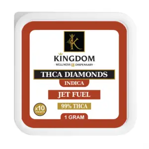 THCa Diamond Jet Fuel Front - Kingdom Wellness & Dispensary