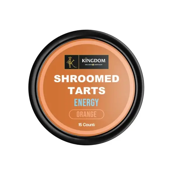 Orange Shroomed Tarts Energy - Kingdom Wellness & Dispensary