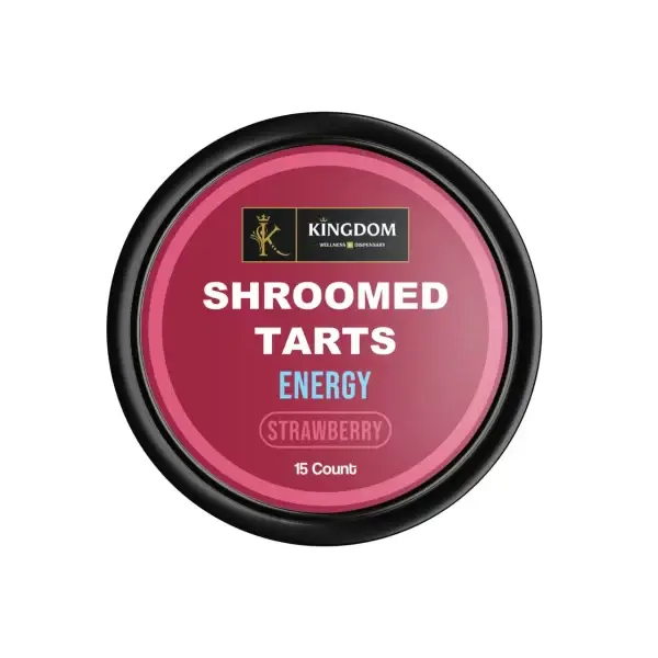 Strawberry Shroomed Tarts Energy - Kingdom Wellness & Dispensary